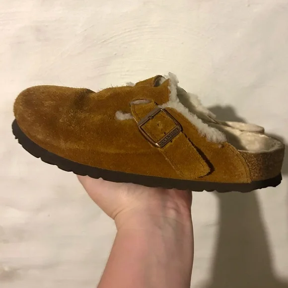 🌿Birkenstock Sherling Boston Clogs - Picture 5 of 8